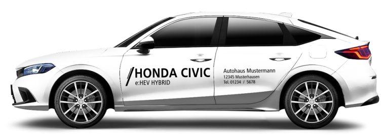 Sign Line Werbeservice Honda Civic E Hev Mini Online Kaufen