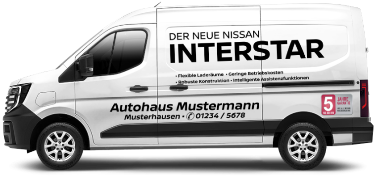 Sign-Line Werbeservice, Nissan Interstar ECO