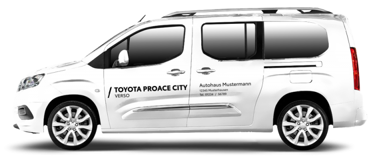 SHOP  Einstiegsleisten Für Toyota Proace City Verso (ab Bj. 2020) passende  Einstiegsleisten Lackschutzfolie Einstiegsleisten Transparent (150µm)
