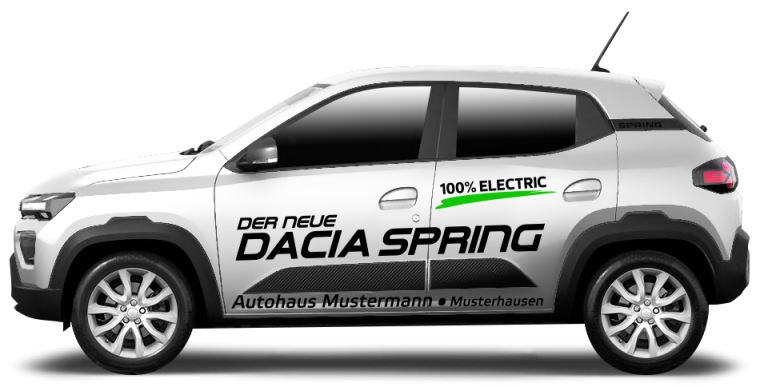 Dacia Spring 01  online kaufen - Sign-Line Werbeservice