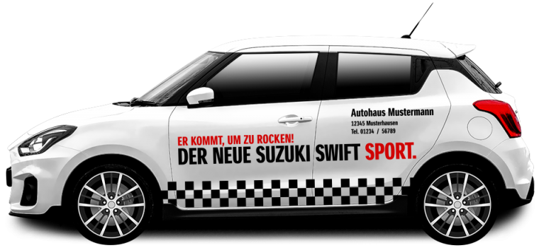 Suzuki Swift Sport 05  online kaufen - Sign-Line Werbeservice
